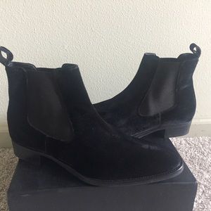 ALDO Black Velvet Boots Men’s